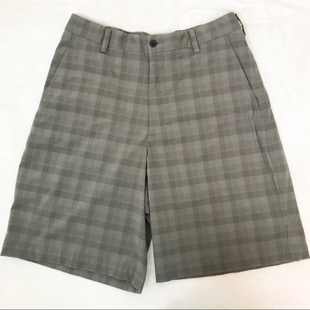 Men's Nike Fit Dry Plaid Golf Shorts  30